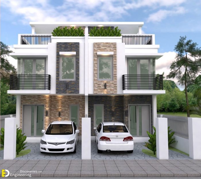 Desain rumah ukuran 3x15