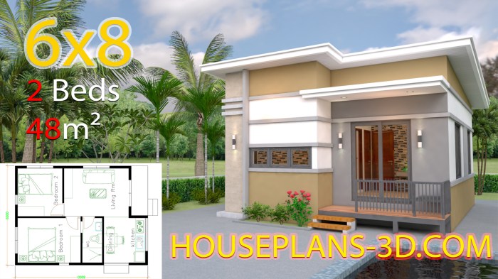 Desain rumah ukuran 6x18