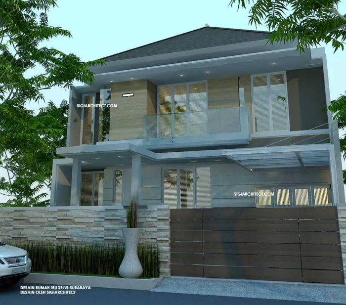 Desain rumah ukuran tanah 12 x 20