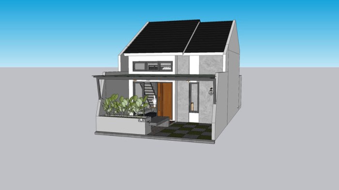 Desain rumah minimalis type 36 108