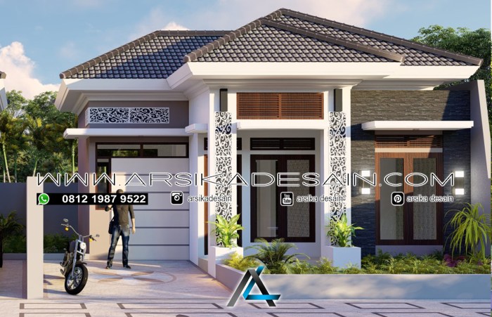 Desain rumah minimalis ukuran 10 x 11