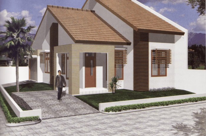 Desain rumah minimalis type 45 terbaru