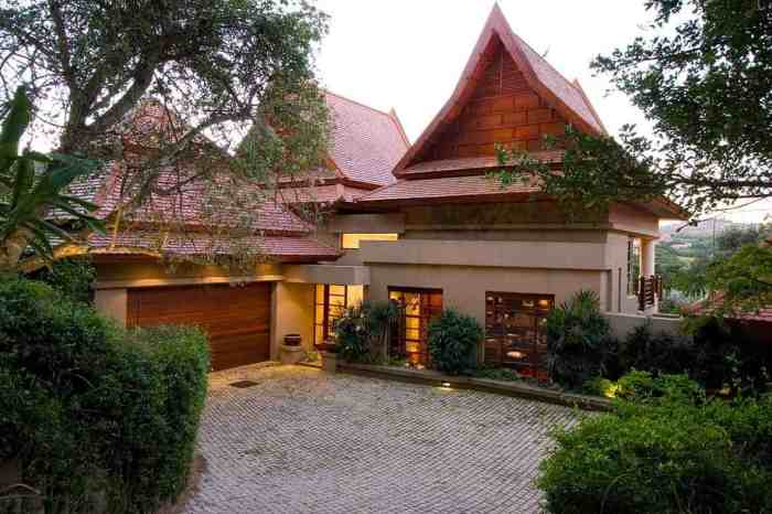 Desain rumah sunda modern