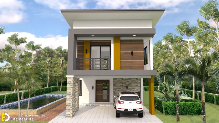 Desain rumah ukuran 5x10 lantai 2